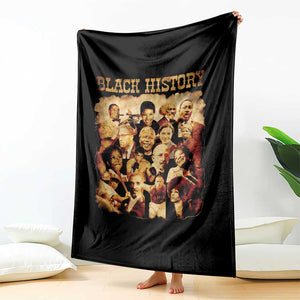 Black History Month Throw Blanket African American Pride TS14 Print Your Wear