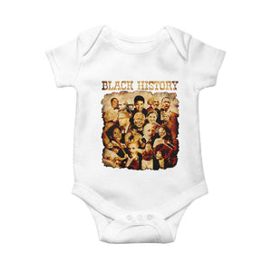 Black History Month Baby Onesie African American Pride TS14 White Print Your Wear
