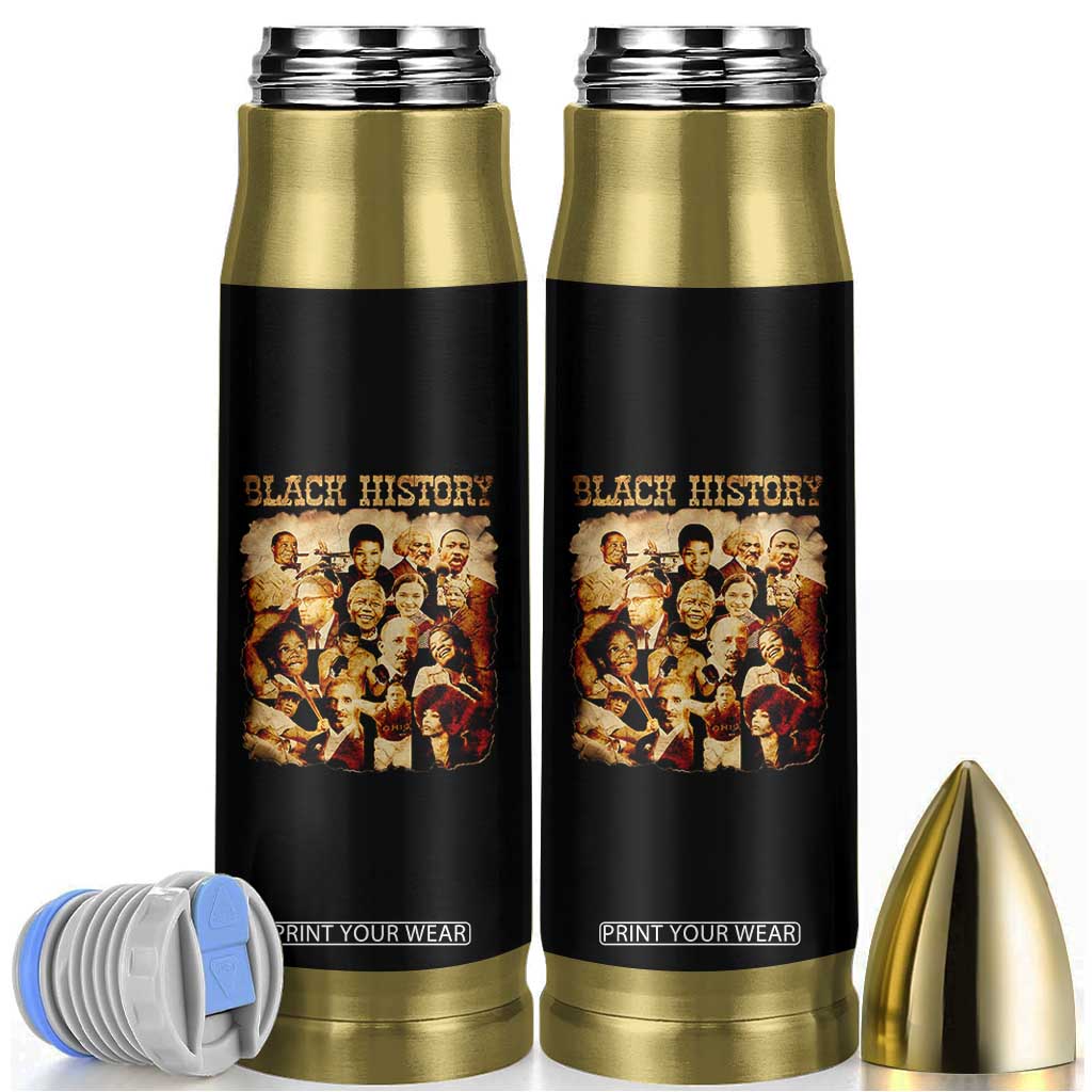 Black History Month Bullet Tumbler African American Pride TS14 Black Print Your Wear