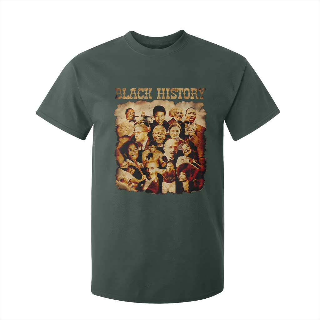 Black History Month T Shirt For Kid African American Pride TS14 Dark Forest Green Print Your Wear
