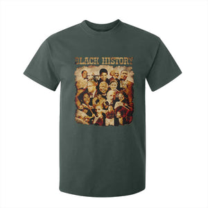 Black History Month T Shirt For Kid African American Pride TS14 Dark Forest Green Print Your Wear