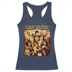 Black History Month Racerback Tank Top African American Pride TS14 Navy Print Your Wear