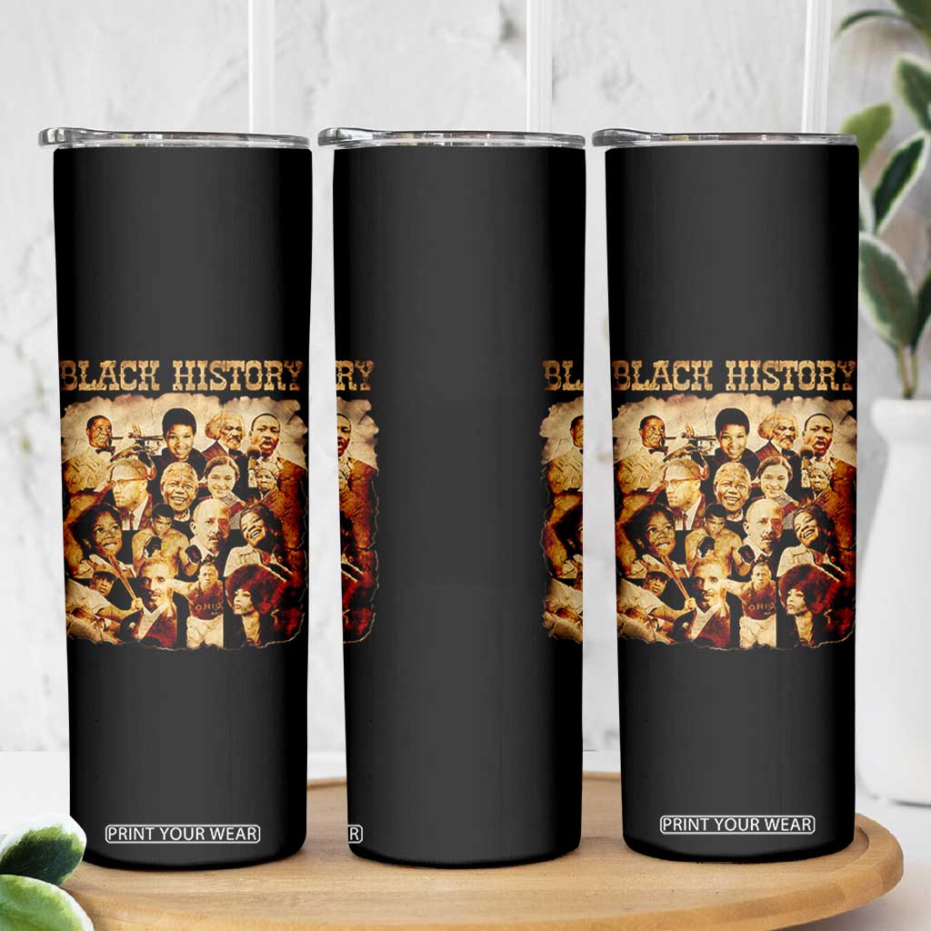 Black History Month Skinny Tumbler African American Pride TS14 Print Your Wear
