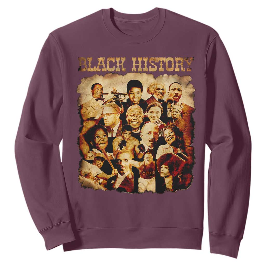 Black History Month Sweatshirt African American Pride TS14 Maroon Print Your Wear