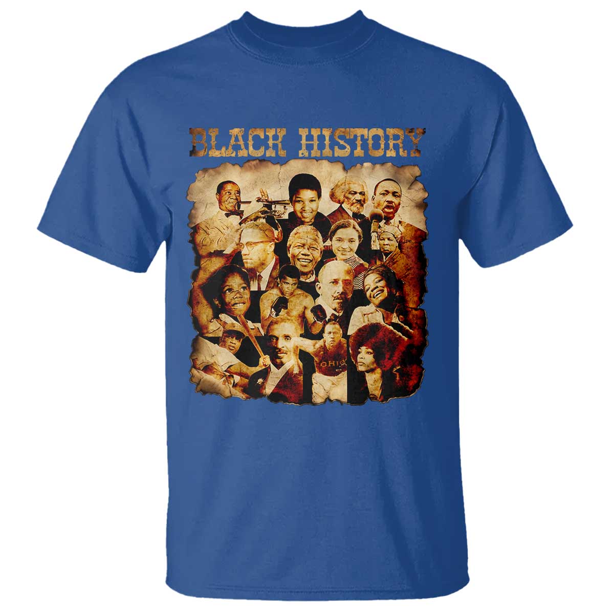 Black History Month T Shirt African American Pride TS14 Royal Blue Print Your Wear