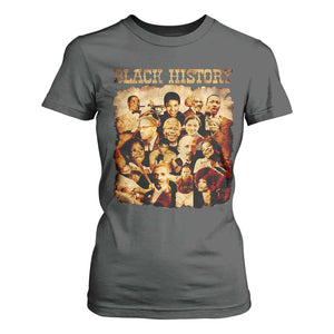 Black History Month T Shirt For Women African American Pride TS14 Dark Heather Print Your Wear