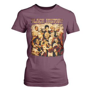 Black History Month T Shirt For Women African American Pride TS14 Maroon Print Your Wear