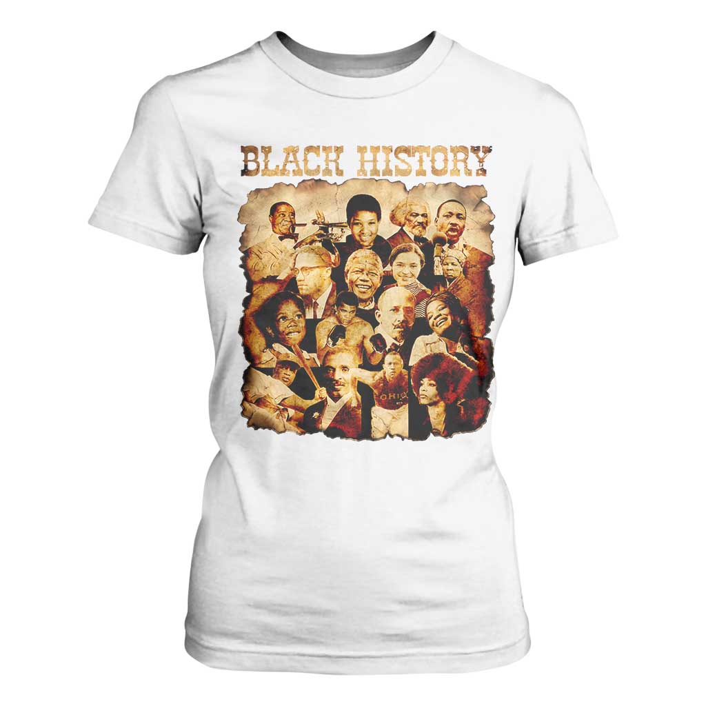 Black History Month T Shirt For Women African American Pride TS14 White Print Your Wear