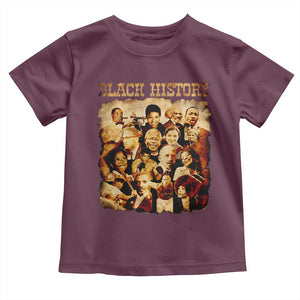 Black History Month Toddler T Shirt African American Pride TS14 Maroon Print Your Wear