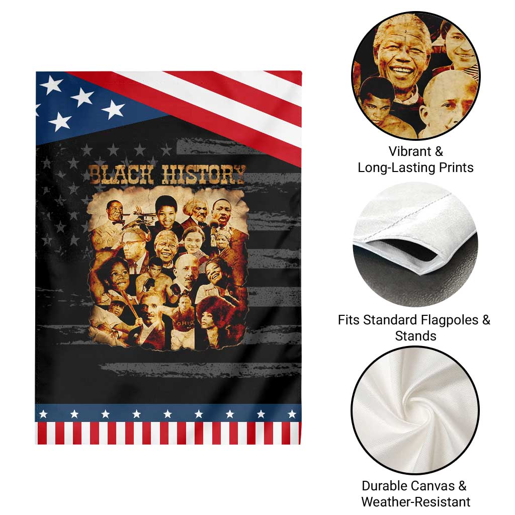 Black History Month Garden Flag African American Pride TS14 Print Your Wear