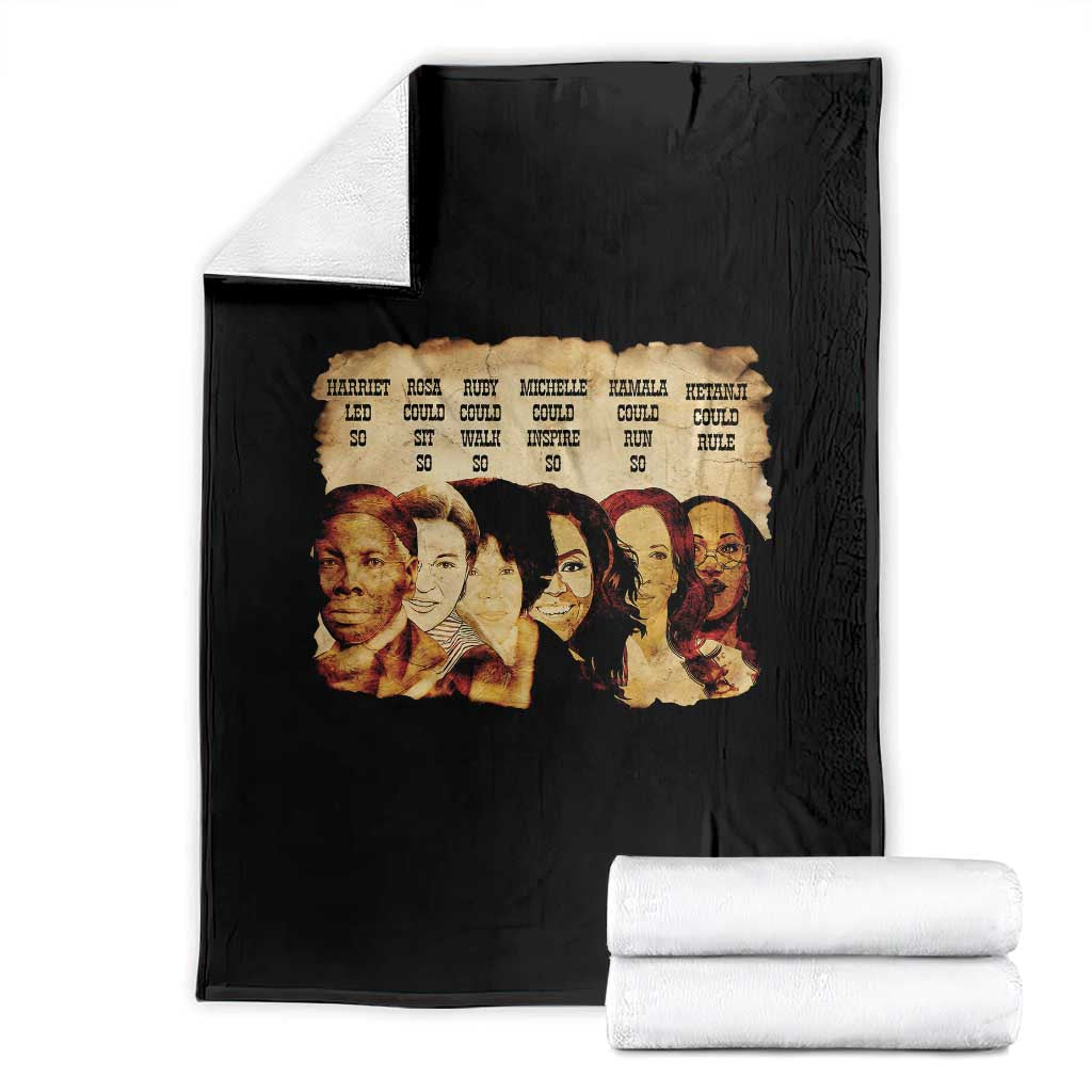 Black History Month Throw Blanket African American Women Pride TS14 Black Print Your Wear