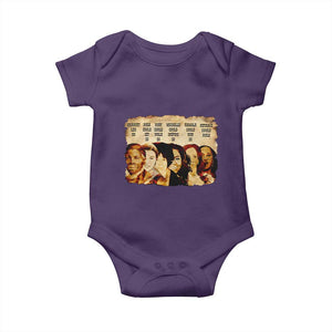 Black History Month Baby Onesie African American Women Pride TS14 Purple Print Your Wear
