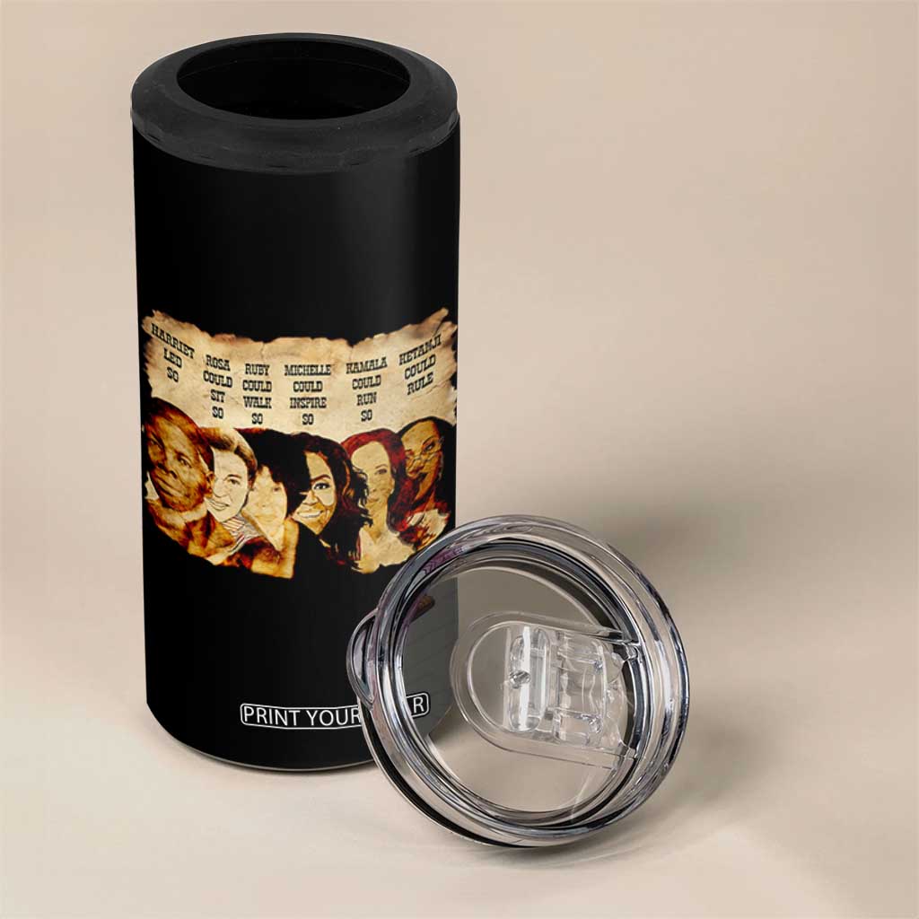 Black History Month 4 in 1 Can Cooler Tumbler African American Women Pride TS14 Print Your Wear