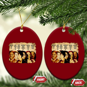 Black History Month Ceramic Ornament African American Women Pride TS14 Print Your Wear