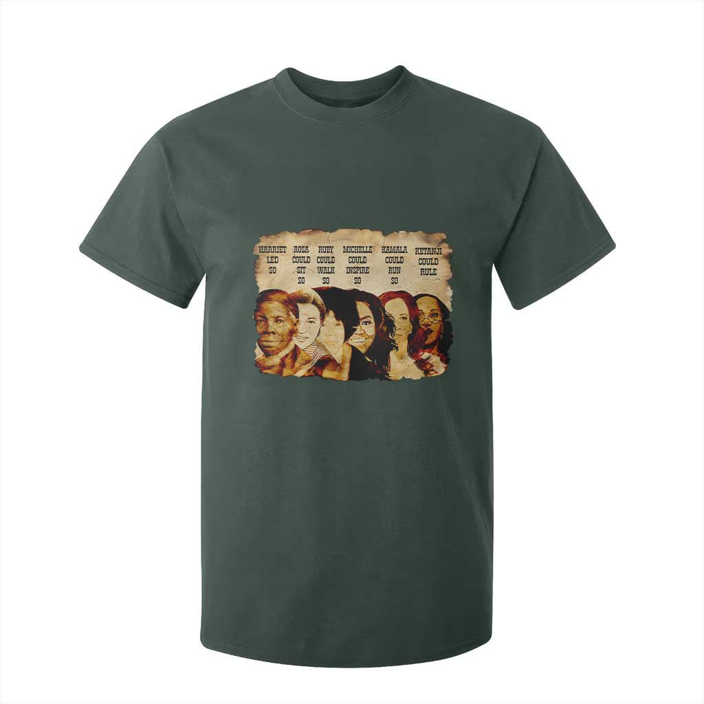 Black History Month T Shirt For Kid African American Women Pride TS14 Dark Forest Green Print Your Wear