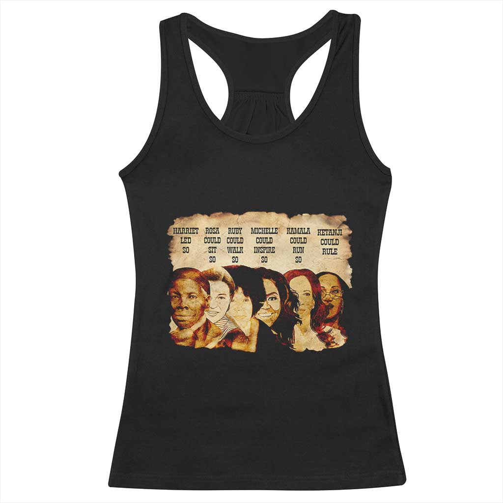 Black History Month Racerback Tank Top African American Women Pride TS14 Black Print Your Wear