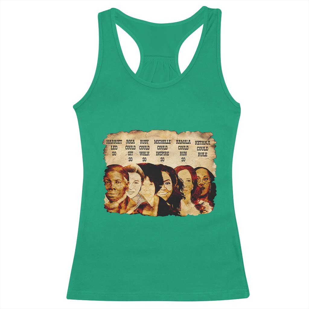 Black History Month Racerback Tank Top African American Women Pride TS14 Irish Green Print Your Wear