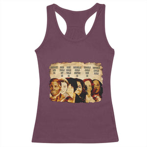 Black History Month Racerback Tank Top African American Women Pride TS14 Maroon Print Your Wear