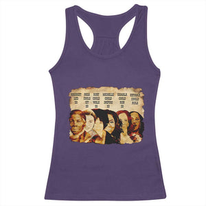 Black History Month Racerback Tank Top African American Women Pride TS14 Purple Print Your Wear