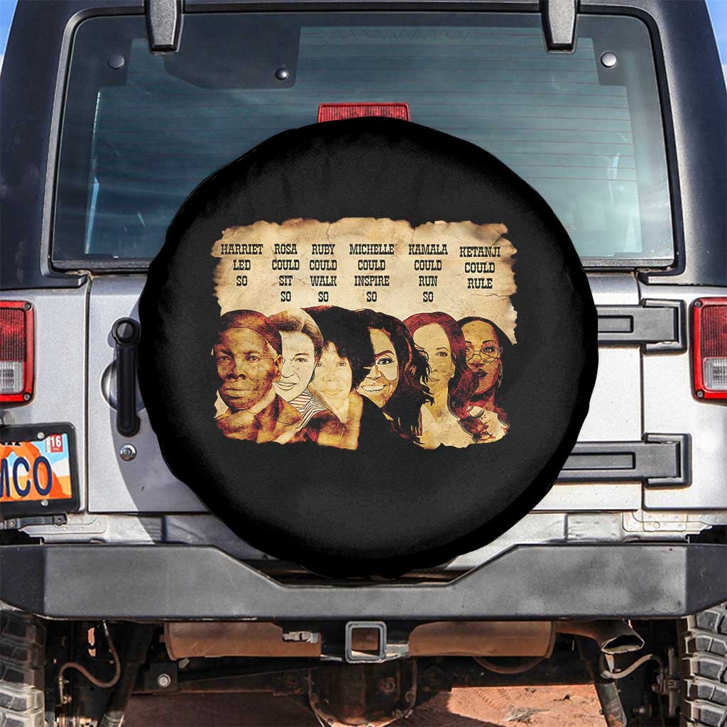 Black History Month Spare Tire Cover African American Women Pride TS14 No hole Black Print Your Wear