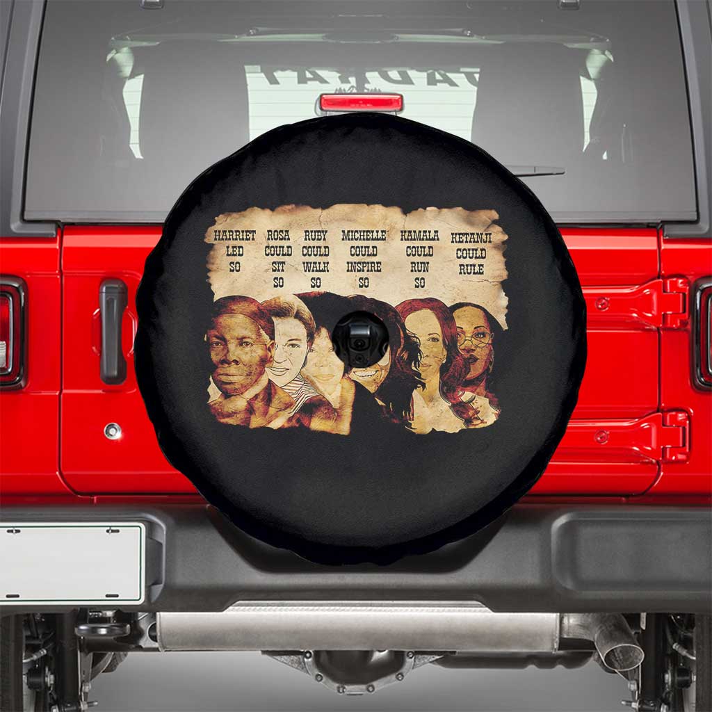 Black History Month Spare Tire Cover African American Women Pride TS14 Black Print Your Wear