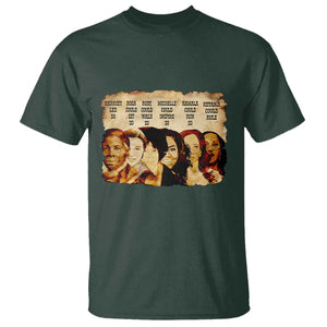 Black History Month T Shirt African American Women Pride TS14 Dark Forest Green Print Your Wear