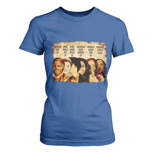 Black History Month T Shirt For Women African American Women Pride TS14 Royal Blue Print Your Wear