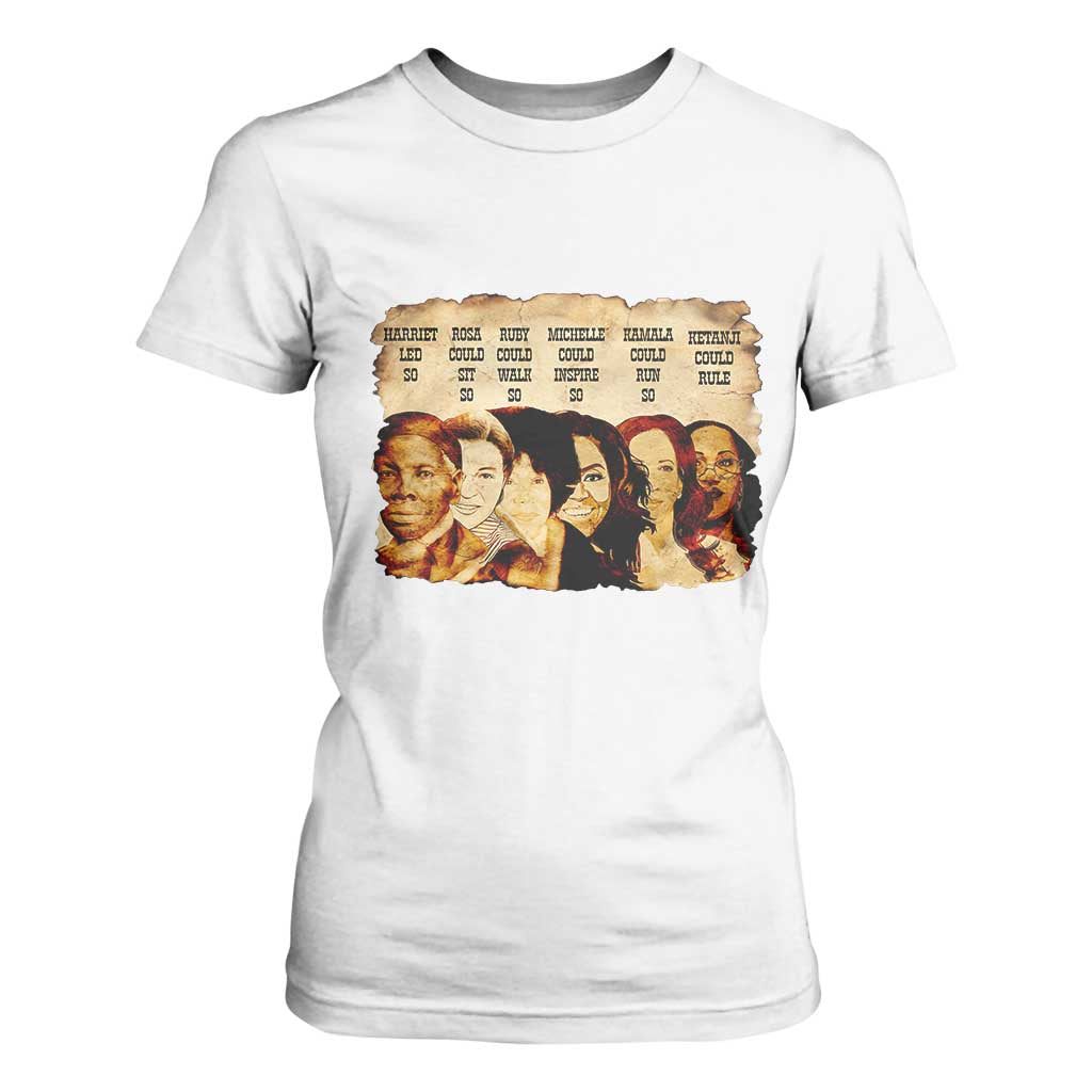 Black History Month T Shirt For Women African American Women Pride TS14 White Print Your Wear