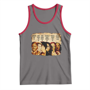Black History Month Tank Top African American Women Pride TS14 Deep Heather Red Print Your Wear