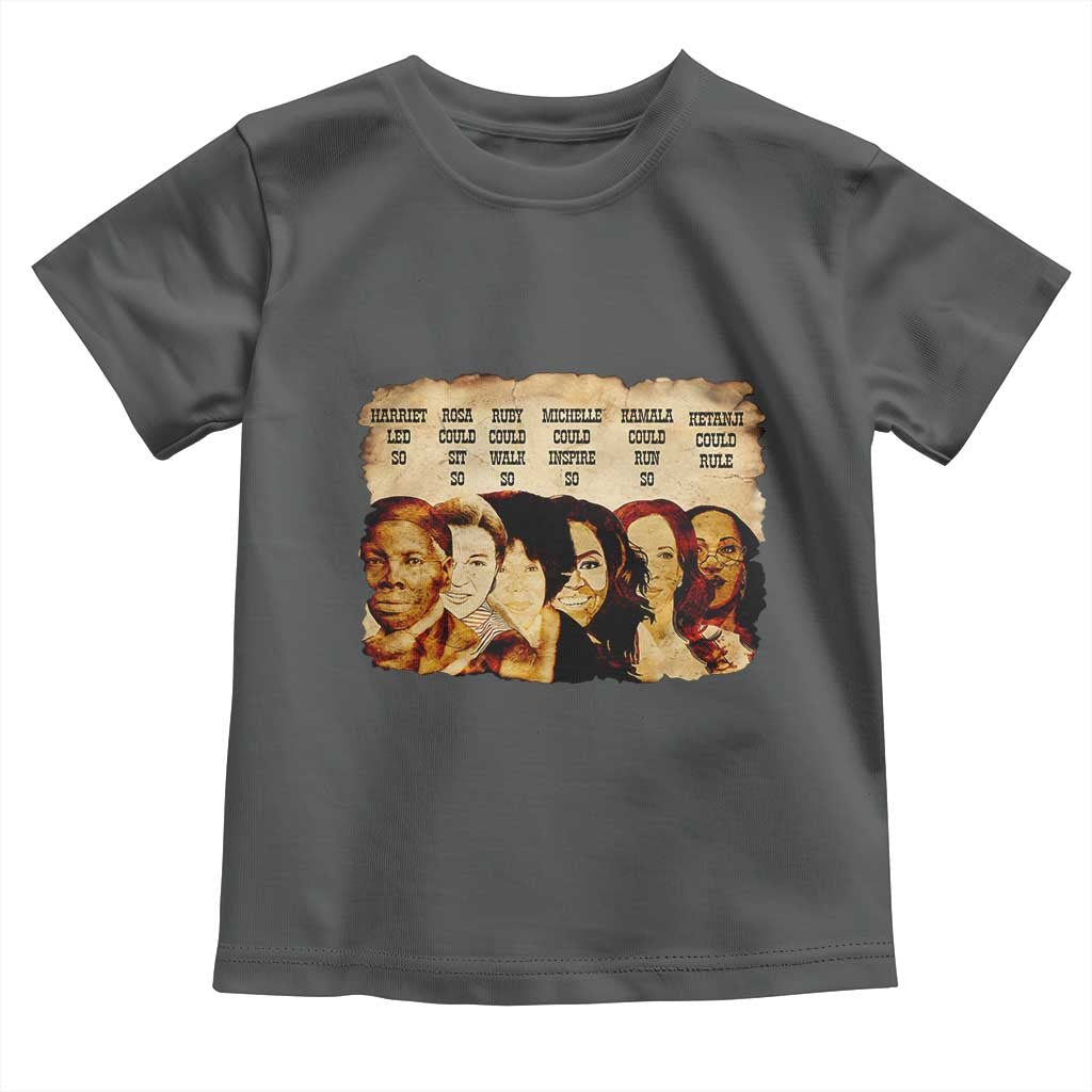 Black History Month Toddler T Shirt African American Women Pride TS14 Dark Heather Print Your Wear