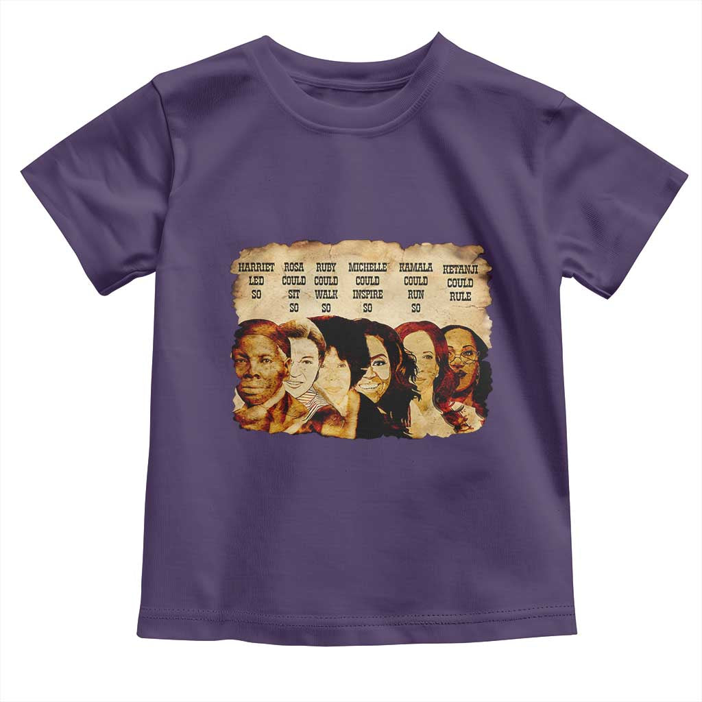 Black History Month Toddler T Shirt African American Women Pride TS14 Purple Print Your Wear