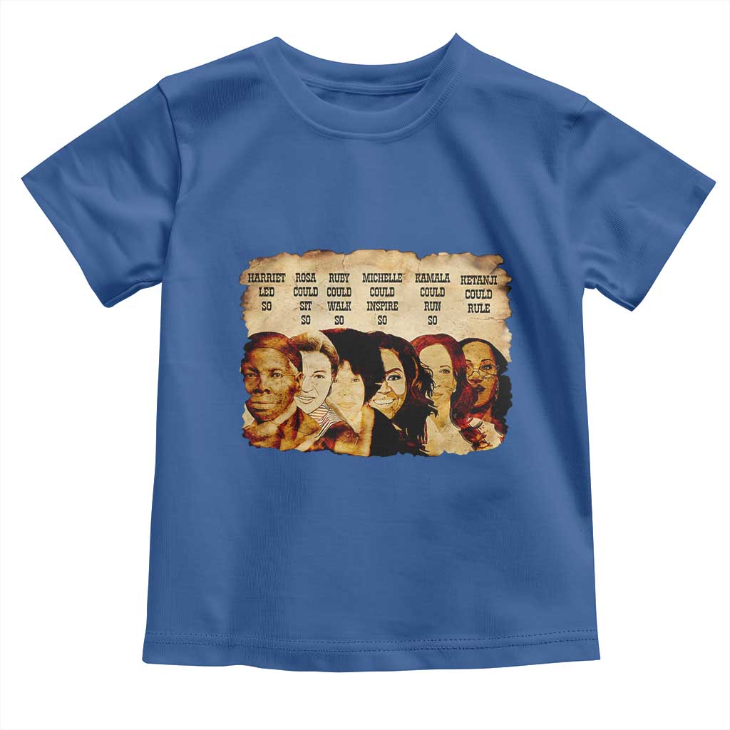 Black History Month Toddler T Shirt African American Women Pride TS14 Royal Blue Print Your Wear