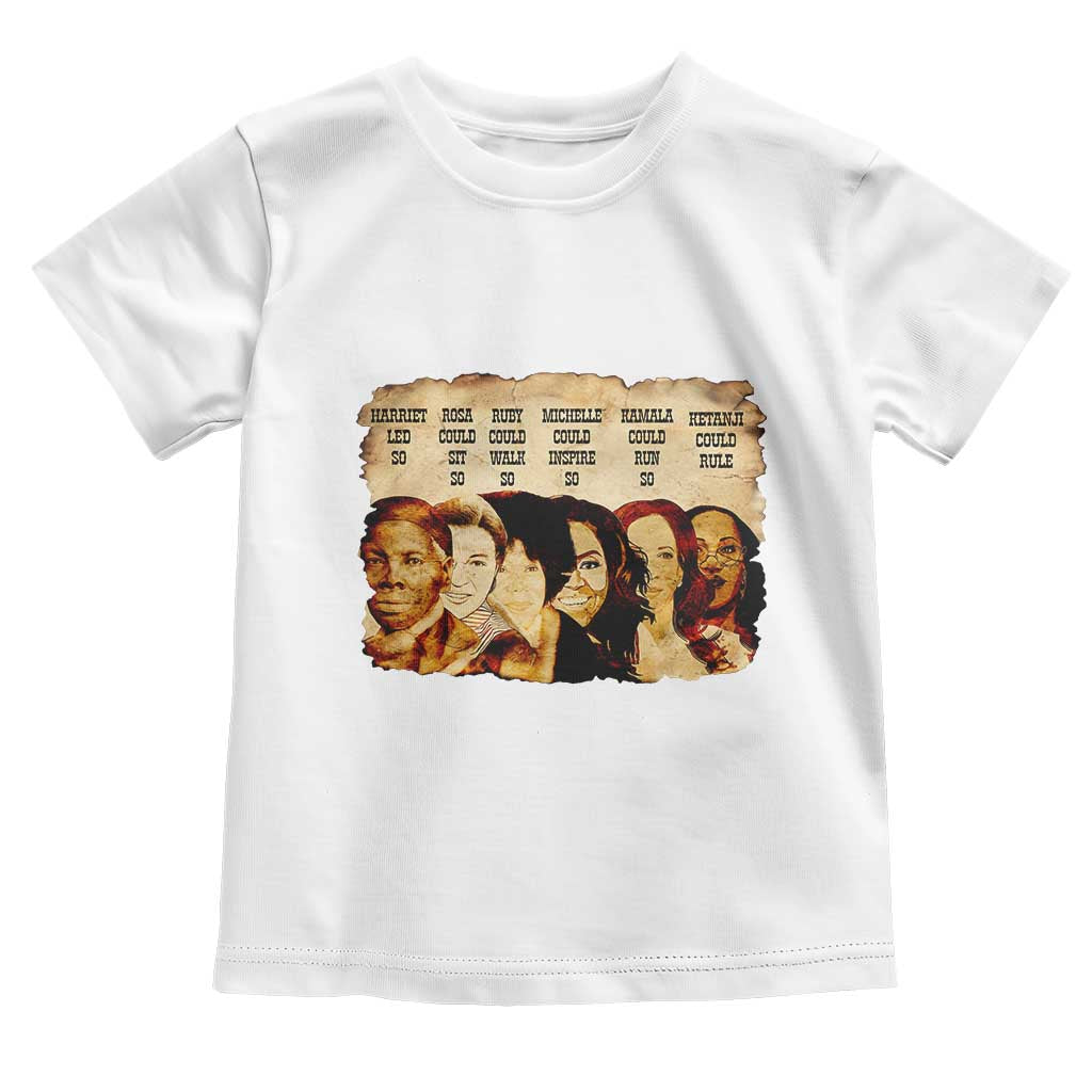 Black History Month Toddler T Shirt African American Women Pride TS14 White Print Your Wear