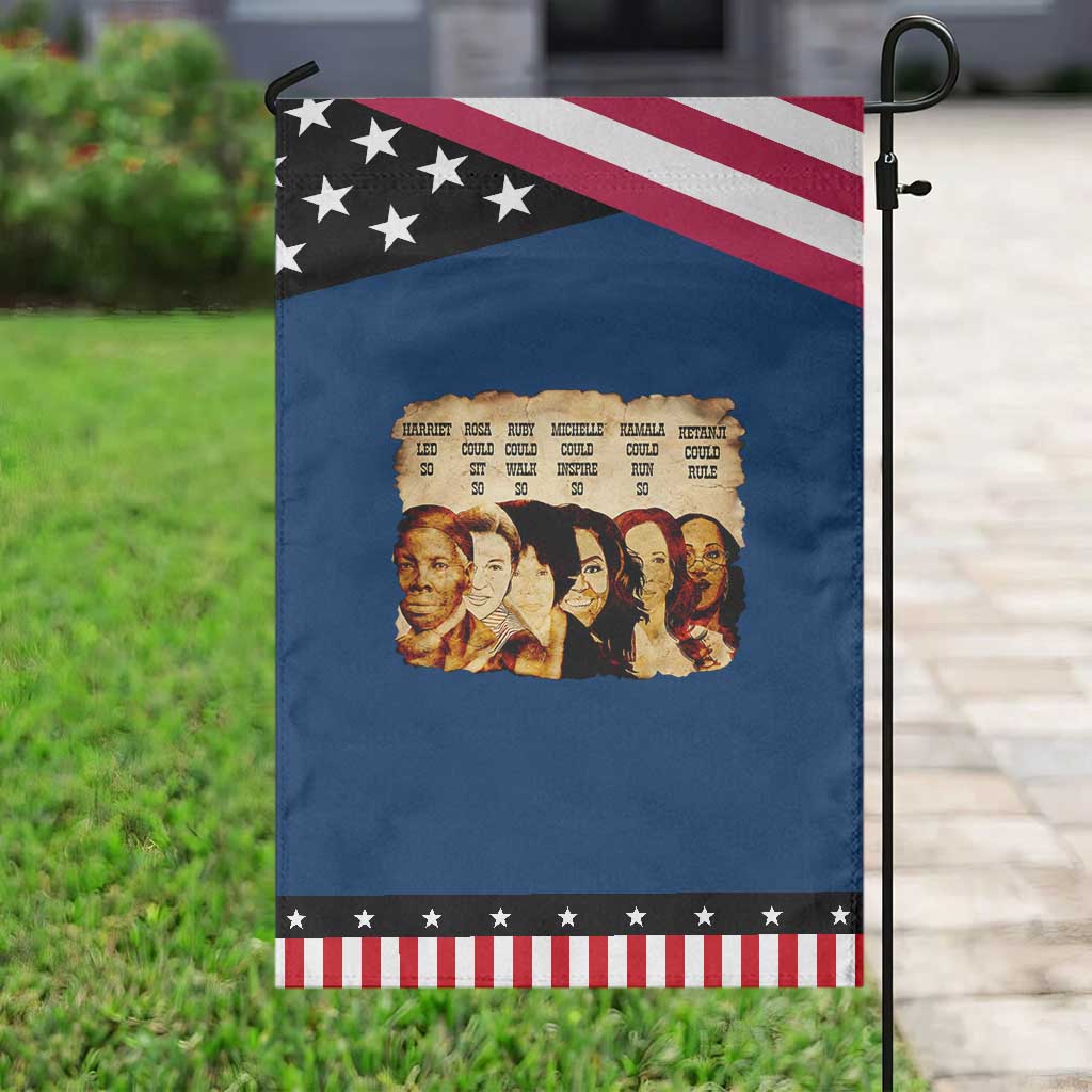 Black History Month Garden Flag African American Women Pride TS14 Classic Blue Black Print Your Wear