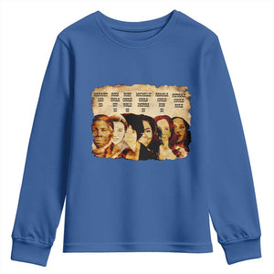 Black History Month Youth Sweatshirt African American Women Pride TS14 Royal Blue Print Your Wear