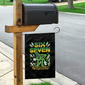 67 Italian Brainrot St Patricks Day Garden Flag Funny Six Seven Leprechaun Playing Baseball Meme TS14 Print Your Wear