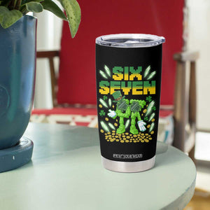 67 Italian Brainrot St Patricks Day Tumbler Cup Funny Six Seven Leprechaun Playing Baseball Meme TS14 Print Your Wear