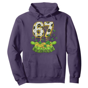67 Soccer St Patricks Day Hoodie Funny Six Seven Gen Alpha Meme Drip TS14 Purple Print Your Wear