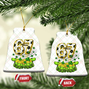 67 Soccer St Patricks Day Ceramic Ornament Funny Six Seven Gen Alpha Meme Drip TS14 Print Your Wear