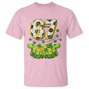 67 Soccer St Patricks Day T Shirt Funny Six Seven Gen Alpha Meme Drip TS14 Light Pink Print Your Wear