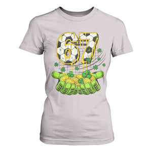 67 Soccer St Patricks Day T Shirt For Women Funny Six Seven Gen Alpha Meme Drip TS14 Ice Gray Print Your Wear