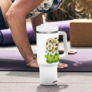 67 Soccer St Patricks Day Tumbler With Handle Funny Six Seven Gen Alpha Meme Drip TS14 Print Your Wear