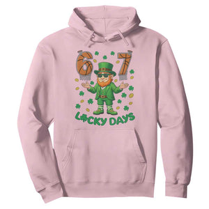 67 Basketball St Patricks Day Hoodie Funny Six Seven Leprechaun Meme TS14 Light Pink Print Your Wear