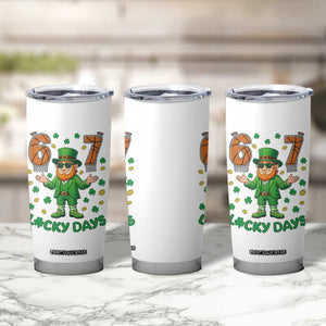 67 Basketball St Patricks Day Tumbler Cup Funny Six Seven Leprechaun Meme TS14 Print Your Wear