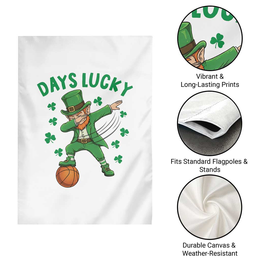 Funny Dabbing Leprechaun St Patricks Day Garden Flag Days Lucky TS14 Print Your Wear
