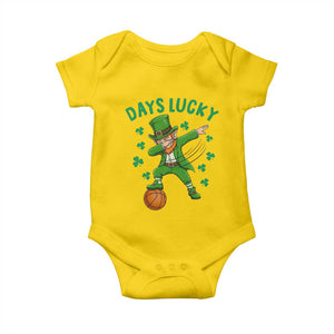 Funny Dabbing Leprechaun St Patricks Day Baby Onesie Days Lucky TS14 Daisy Print Your Wear