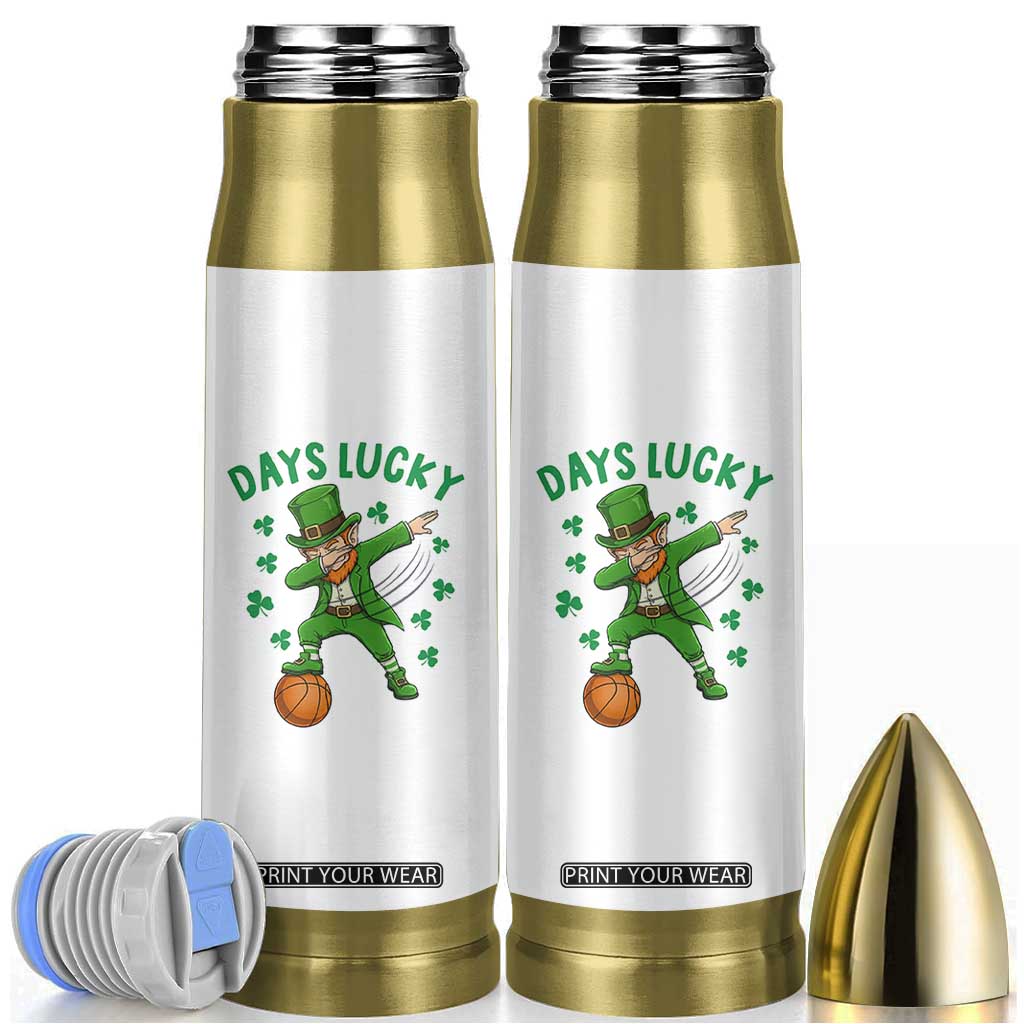 Funny Dabbing Leprechaun St Patricks Day Bullet Tumbler Days Lucky TS14 White Print Your Wear