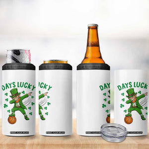 Funny Dabbing Leprechaun St Patricks Day 4 in 1 Can Cooler Tumbler Days Lucky TS14 Print Your Wear