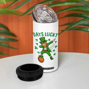 Funny Dabbing Leprechaun St Patricks Day 4 in 1 Can Cooler Tumbler Days Lucky TS14 Print Your Wear