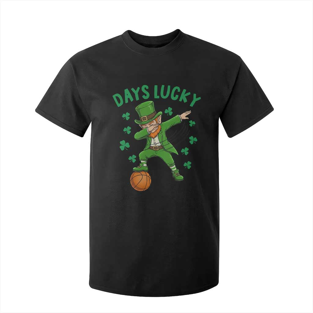 Funny Dabbing Leprechaun St Patricks Day T Shirt For Kid Days Lucky TS14 Black Print Your Wear
